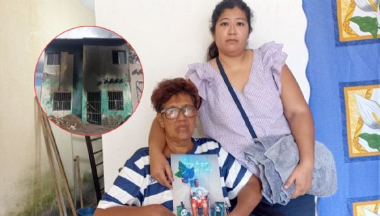 Alma perdió a su hijo y su vivienda en incendio de Veracruz; ahora habita una casa abandonada