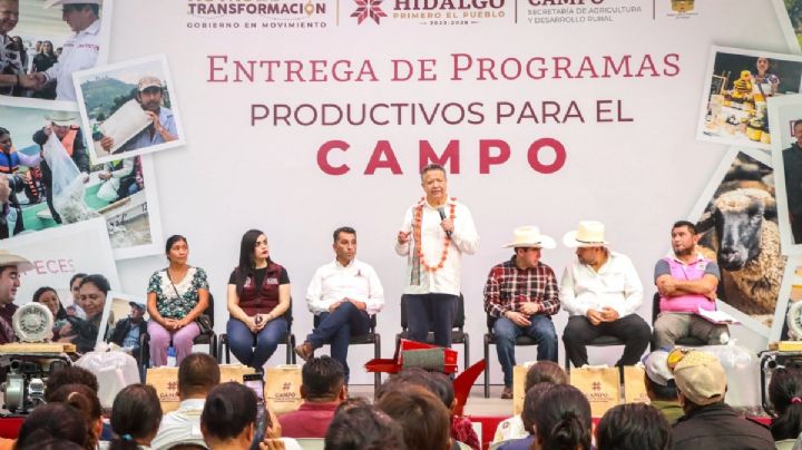 Con inversión de 11.6 millones de pesos, productores del campo reciben apoyo en Huejutla