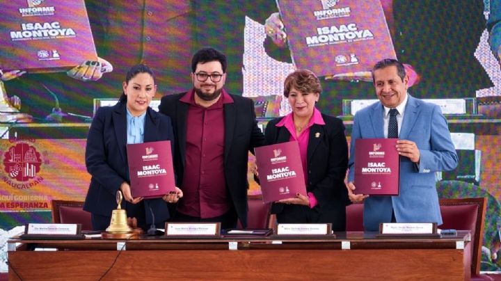 Alcalde de Naucalpan rinde primer informe de gobierno en presencia de gobernadora Delfina Gómez