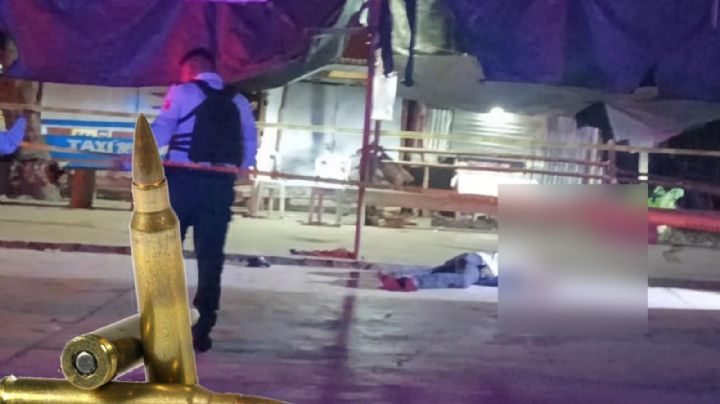 Balacera en Huejutla deja un hombre muerto y varios heridos por balas perdidas