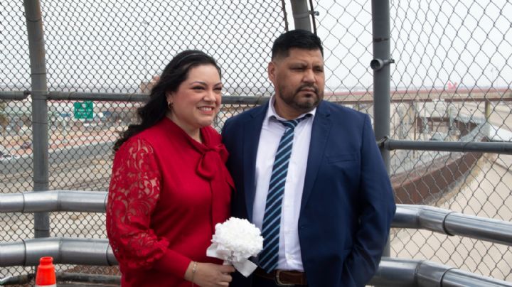 Amor que desafía fronteras: Mónica y Ramiro se casan en puente internacional este 14 de febrero