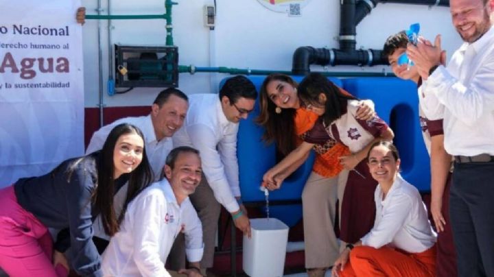 Con “Escuelas con Agua”, se cierran brechas de desigualdad para el bienestar de alumnos: Mara Lezama