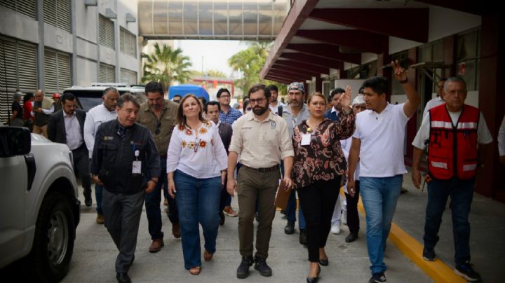 Estos fueron los anuncios de Rocío Nahle en visita al Hospital Regional de Veracruz