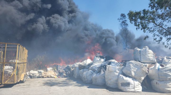 Otro incendio en León: arde una recicladora, esto sabemos
