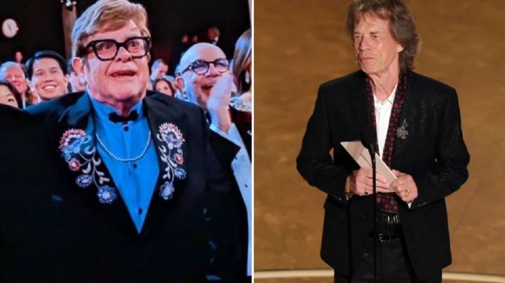 Premios Oscar 2025: Emilia Pérez hace la 'maldad' al impedir que Mick Jagger le entregue la estatuilla a Elton John