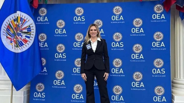 Presenta Romina Contreras el Complejo Rosa Mística ante la OEA y líderes de 34 países