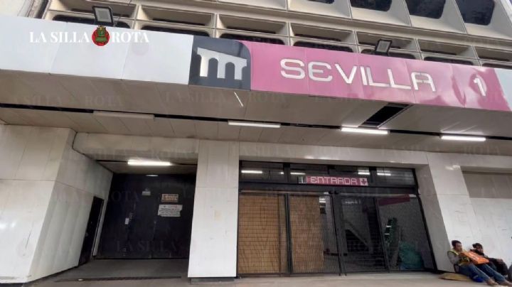 Estaciones cerradas de Línea 1 del Metro, entre basura y material de construcción