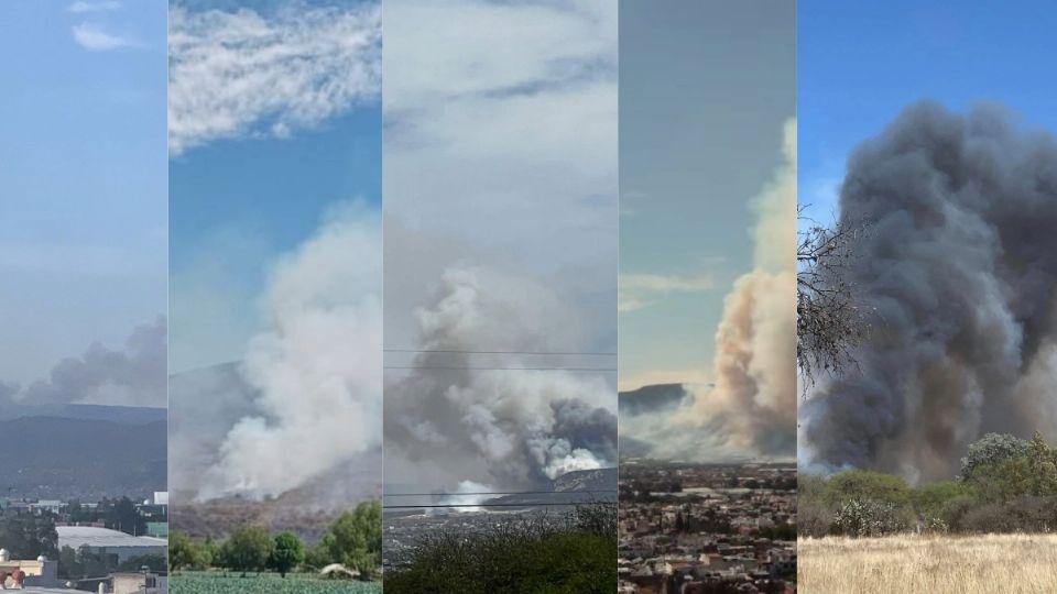 Este 4 de marzo se registraron diferentes incendios forestales en Guanajuato