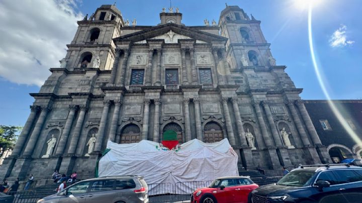 Blindan el centro de Toluca de cara a las marchas del 8M