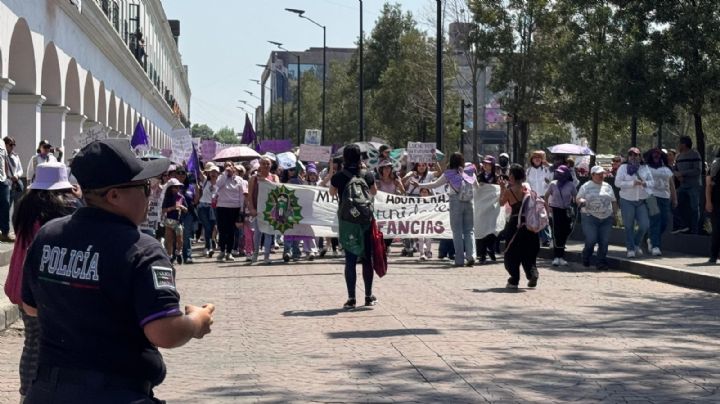 Miles de mujeres de Ecatepec, Cuautitlán Izcalli y Nezahualcóyotl se suman a la marcha del 8M