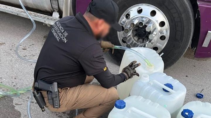 Incautan 250 litros de heroína líquida en Durango