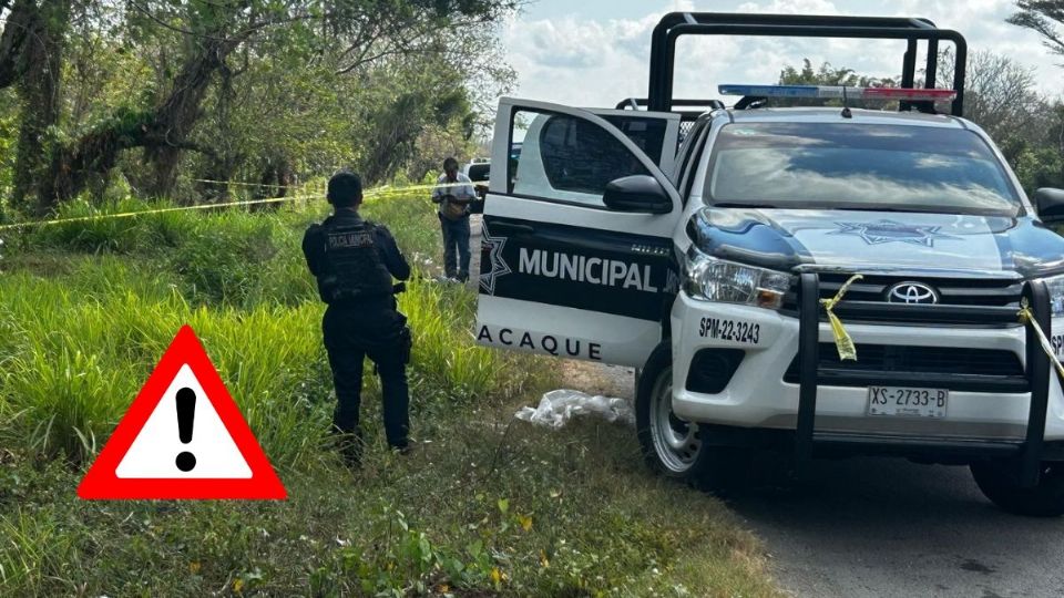 Abandonan cuerpo de hombre en autopista Acayucan - Cosoleacaque hoy 16 de abril