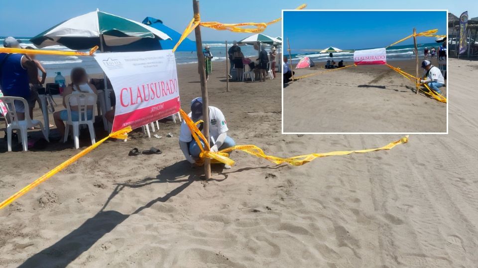 Profepa clausura área de Playa Chachalacas por instalación ilegal de carriles