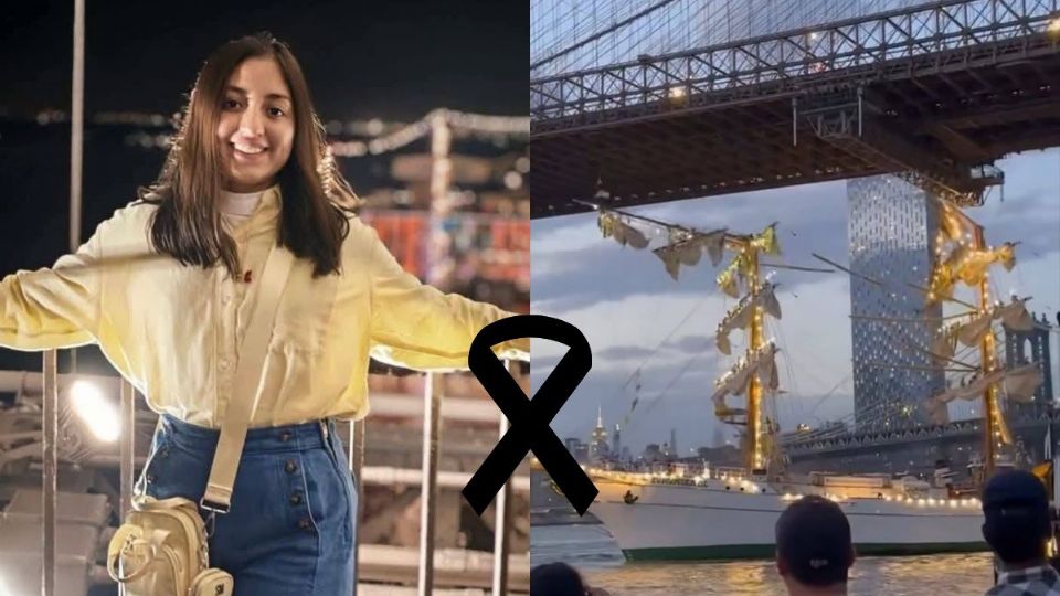 Nahle confirma muerte de cadete veracruzana en accidente del Buque Cuauhtémoc en Nueva York