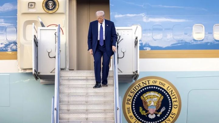 Ya es oficial, Trump recibe avión regalado por Qatar