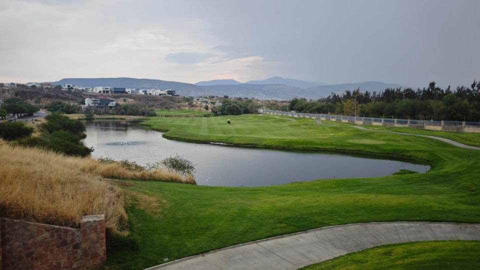 Así llegó la lluvia ayer a la Zona Norte de León.
