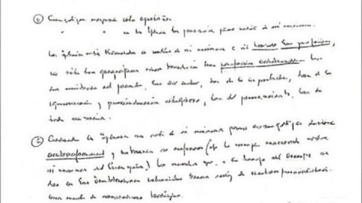 El escrito que dejó el papa Francisco que pidió se diera a conocer cuando tuviera sucesor