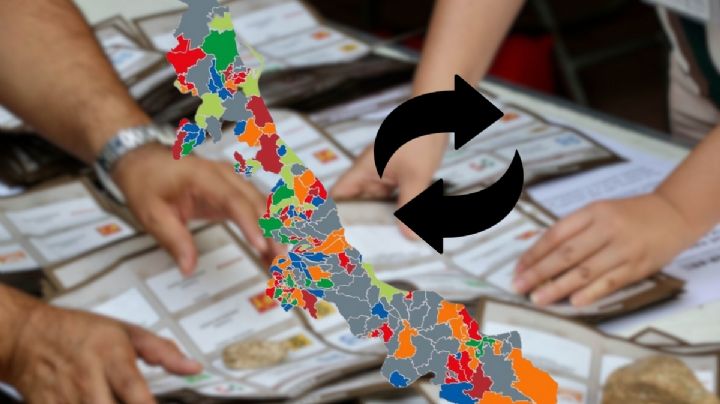 Tras cómputos, así partidos políticos se repartieron triunfos en los 212 municipios de Veracruz