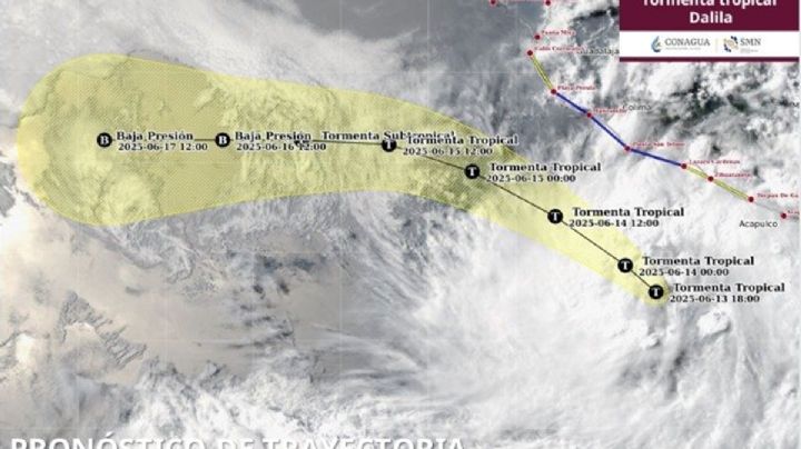 Tormenta tropical Dalila se deja sentir en Acapulco: intensas lluvias y oleaje