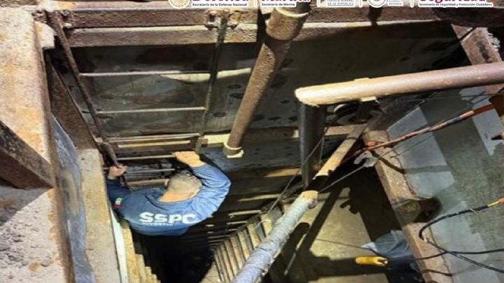 Hallan narcotúnel de 600 metros entre México y EU, usado para trasiego de droga