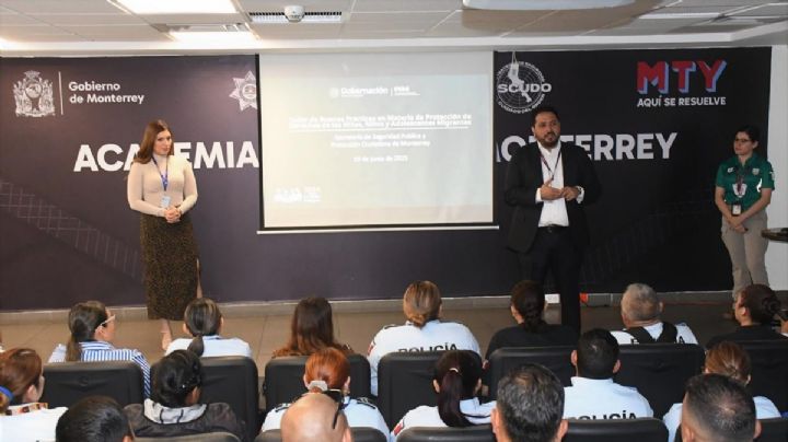 Brinda Monterrey capacitacion policías para proteger a menores migrantes