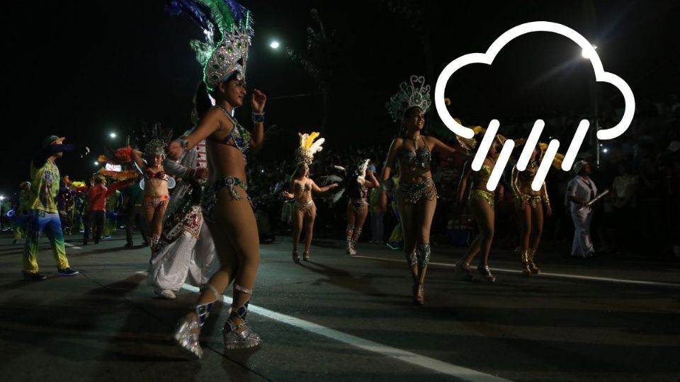 ¿Qué días lloverá más durante el Carnaval de Veracruz 2025?