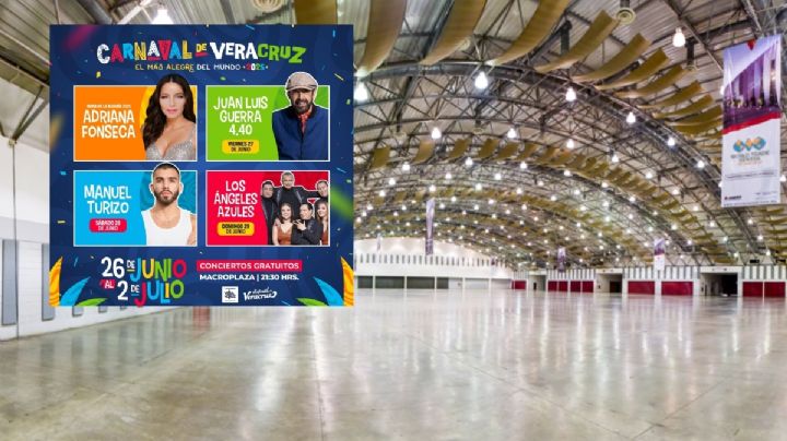 ¿Cuántas personas cabrían en los conciertos masivos del Carnaval de Veracruz 2025?