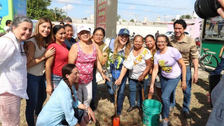 Invita Cecilia Patrón a las y los meridanos a la Cruzada Forestal; plantarán 8 mil 500 árboles en 18 días