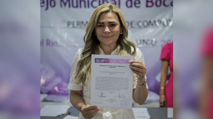 Maryjose Gamboa alcaldesa electa de Boca del Río; OPLE da constancia de mayoría de votos