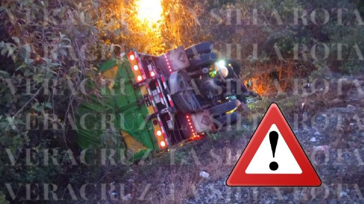 Vuelca camión en carga en Cumbres de Maltrata hoy 9 de junio; esto sabemos