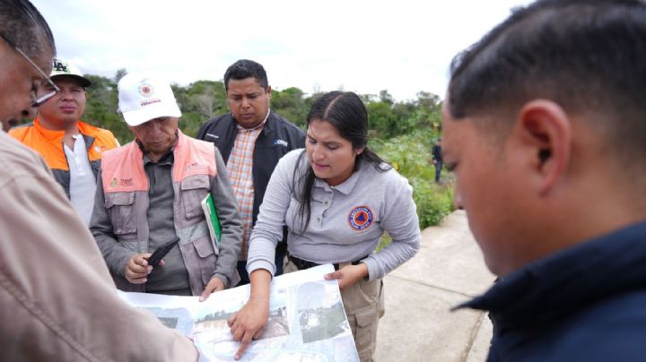 Coordinan PC Estatal y PC de Emiliano Zapata labores ante afectaciones por lluvias en La Ciénega y Las Trancas