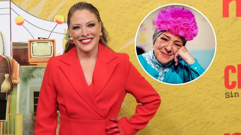 Da vida a Angelines Fernández en la bioserie de Chespirito