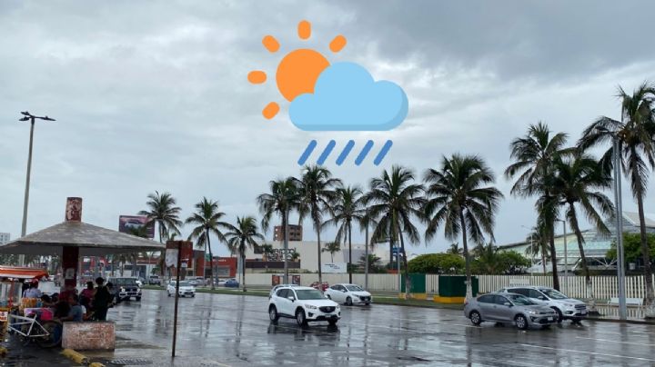 Lluvia: así estará el clima en Veracruz y Boca del Río este domingo 12 de julio por vaguada