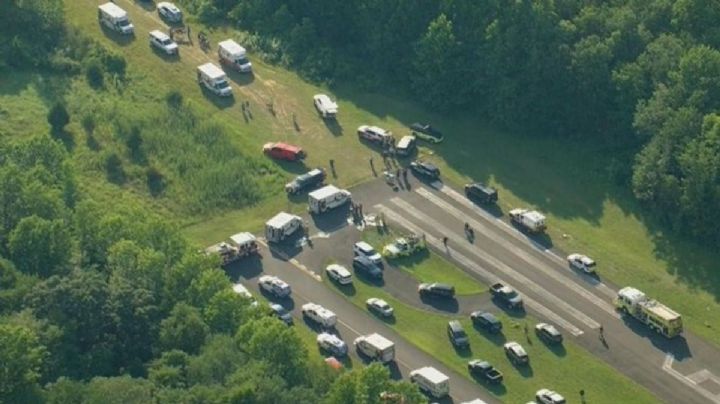 Avionazo en Nueva Jersey deja al menos 8 personas heridas