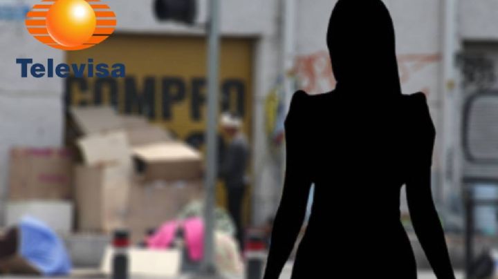 Famosa actriz de Televisa que participó en un reality es captada viviendo en la calle