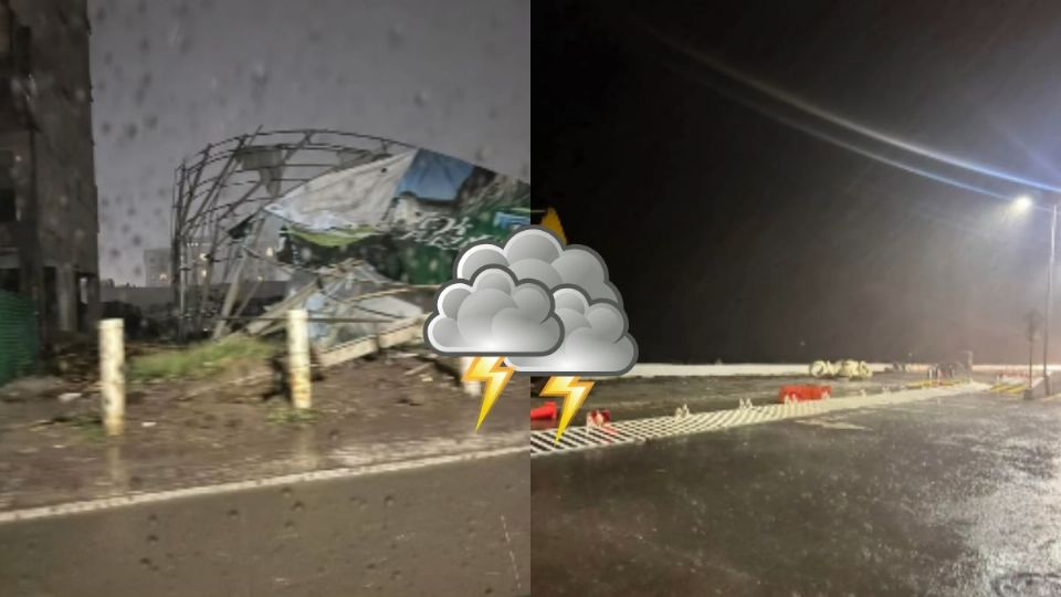 Tormenta eléctrica en Veracruz: las afectaciones en la zona conurbada con Boca del Río