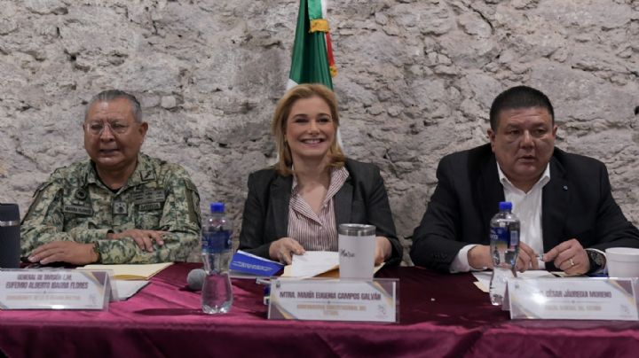 Maru Campos encabeza mesa de seguridad en Guadalupe y Calvo