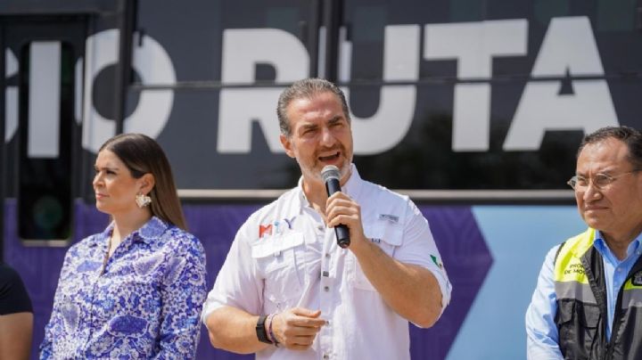 Presenta Adrián de la Garza nuevo sistema gratuito de transporte Regio Ruta