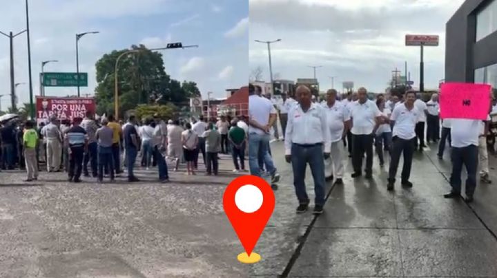 En estos municipios de Veracruz también se manifestaron por tarifas de taxis