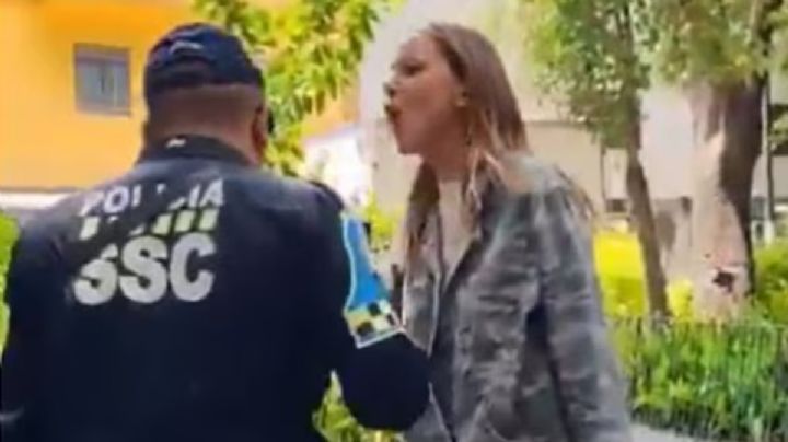 "Lady Racista": mujer insulta a policía por parquímetro en la Condesa y se vuelve viral