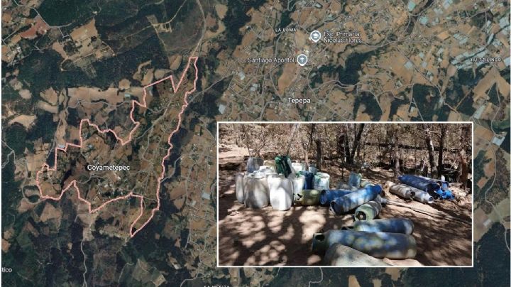 Desmantelan narcolaboratorio en Acaxochitlán oculto en el monte; es el segundo