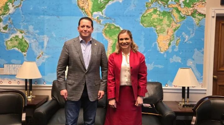 Maru Campos se reúne en Washington con el congresista Tony Gonzales
