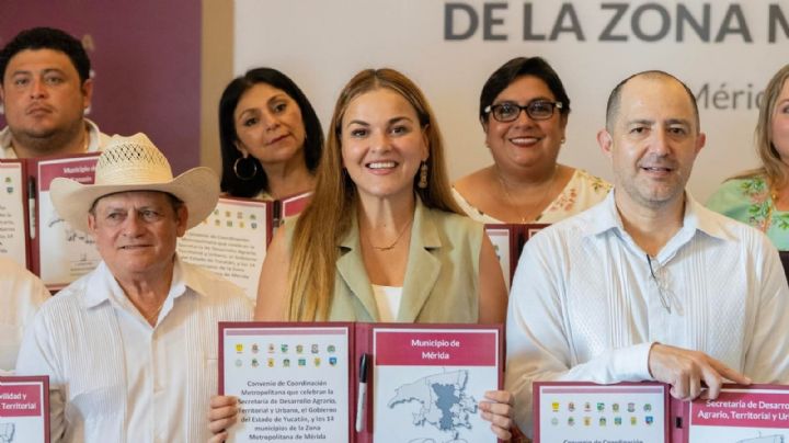 Firma Cecilia Patrón Convenio de Coordinación Metropolitana de Mérida