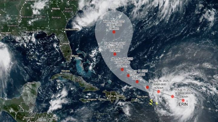 Erin se convierte en el primer huracán de la temporada en el atlántico