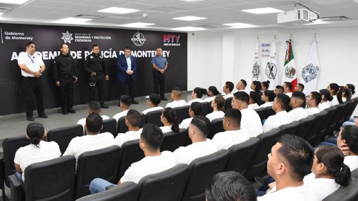 Monterrey refuerza su policía con 57 nuevos cadetes