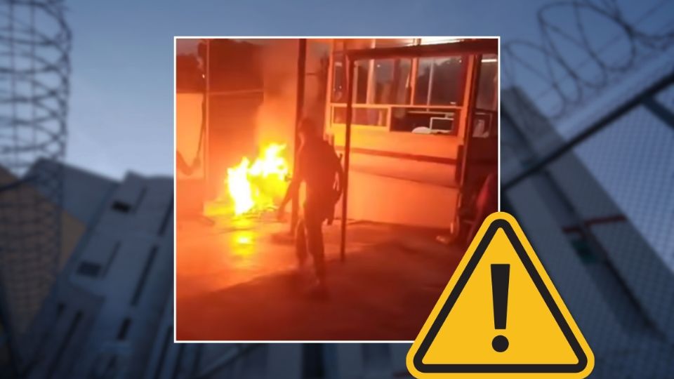 Motín en penal de Tuxpan; internos prenden fuego en instalaciones