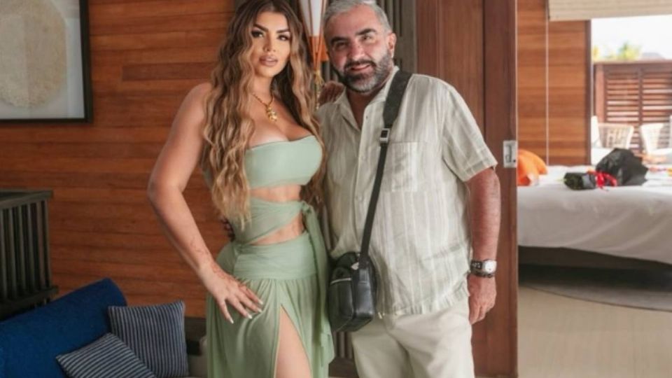 La amplia diferencia de edades no ha sido impedimento para que formen una familia.