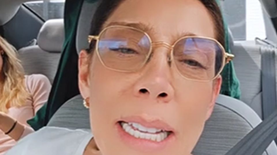 La actriz denunció en una transmisión en vivo