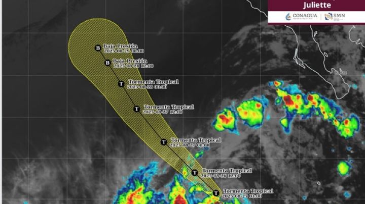 Tormenta tropical Juliette se aleja de México tras dejar lluvias intensas en BCS