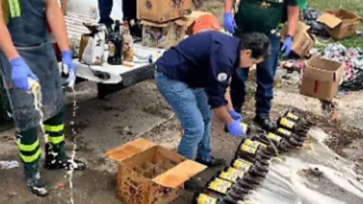 Tiran miles de litros de "cheves" a canal de aguas tratadas, en León